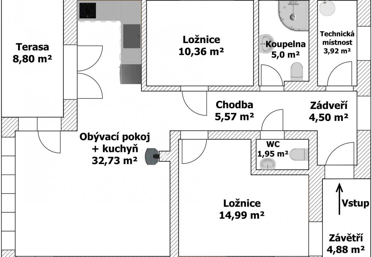 Bungalow in Lipno nad Vltavou - SFRL-BF5 Residence Lipno